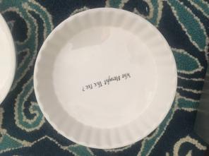 Rae Dunn Pie Plate