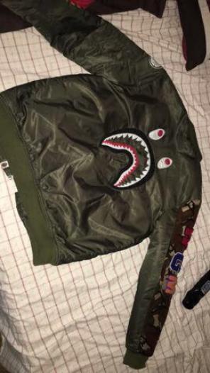 Bape Bomber Face Jacket