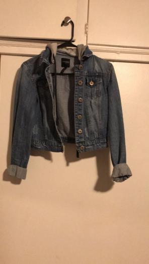 Hooded Jean Jacket
