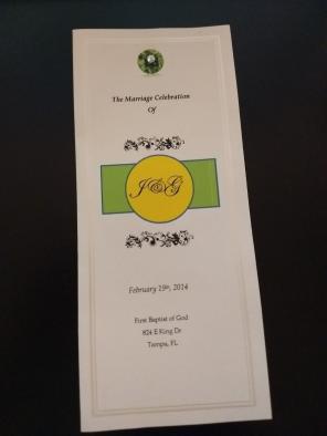 100 wedding Program