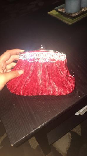 Red Clutch For Bridal Party