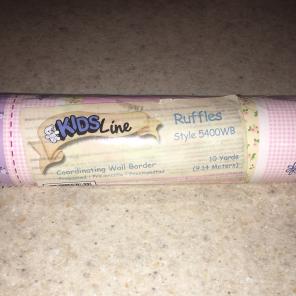 Kids line Ruffles Wall Border 10 Yards