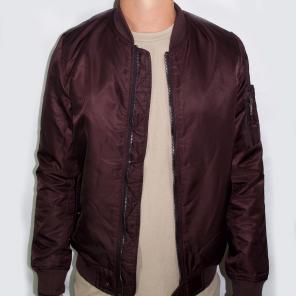 Wine Burgandy Bomber