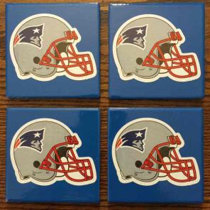 New England Patriots Ceramic Coaster Set