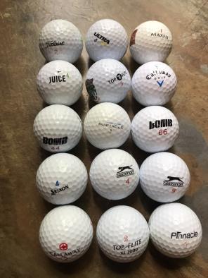 Lot Of 15 Golf Balls