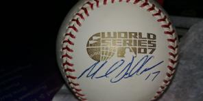 Manny Delcarmen Auto 2007 world series