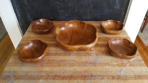 Dolphin Monkey Pod Salad Set