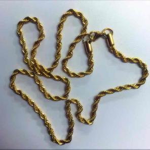 24" Rope Chain Stainless Steel