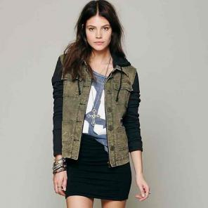 Free People military cargo jacket