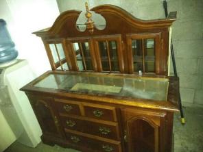 Dresser with cabinet