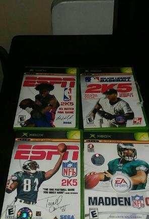 Four sports themed xbox 1 games