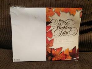 Fall Wedding programs (pk 100)