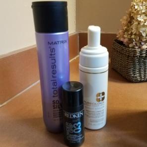 Salon hair products.
