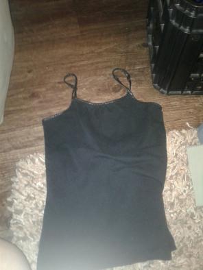 Kids black tank top