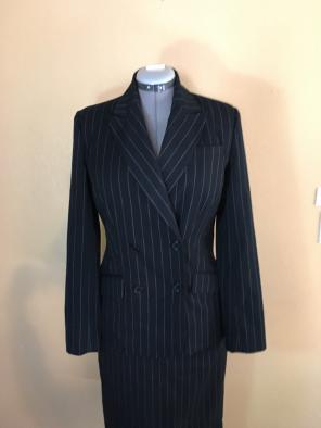 Chadwicks 3 Piece Pin Stripe Suit