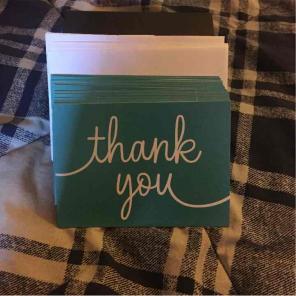 Thank you cards