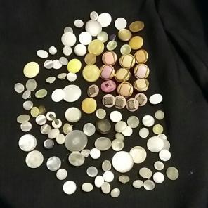 100+ Pastel Colored Buttons Metal shank