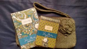 Vera Bradley Notepad & Journal/Diary Set