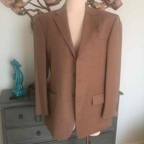 Mens Tan Suite Coat size 42S