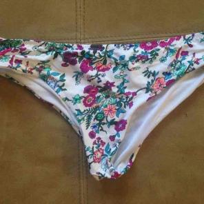 Floral bathing suit bottom!