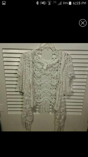 Beautiful White Shrug