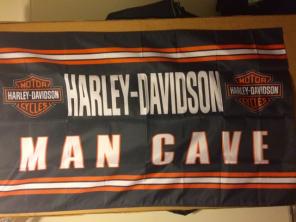 Harley Davidson Mancave Banner