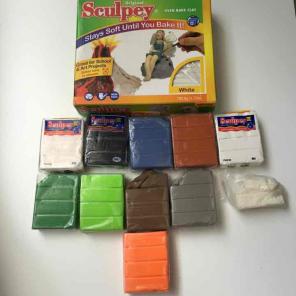 Huge Lot Original Sculpey Oven Bake Clay