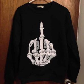 Middle Finger Up Sweatshirt