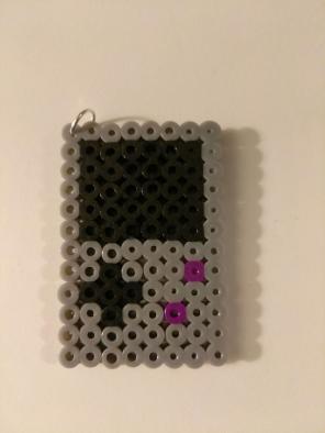 Grey Gameboy Keychain