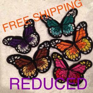 BUNDLE BUTTERFLY APPLIQUÉS set of 5