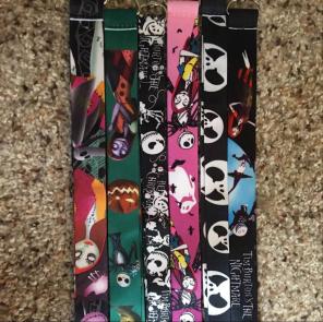 6 Nightmare Before Christmas Lanyard Lot