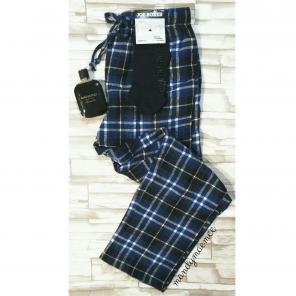 New plaid pajama pants with socks