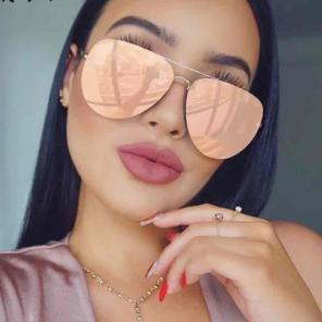 NWT Oversized Aviator Mirror Sunglasses