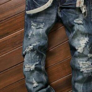 Destroyed Men Skinny Jeans