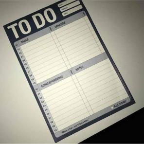 TO DO LIST PAD
