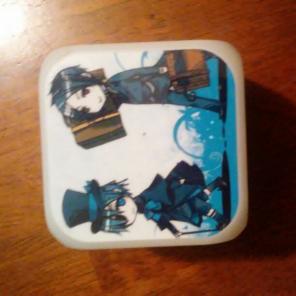 Black butler alarm clock.