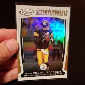 2017 Certified Ben Roethlisberger insert