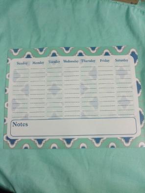 Magnet Weekly Organizer