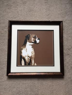 Sepia Boxer Portrait