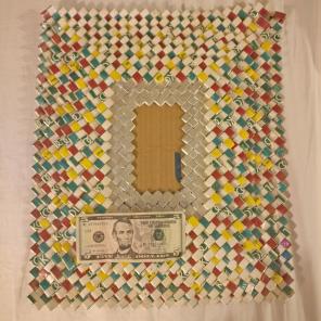 Picture Frame Made of Cigarette Packages
