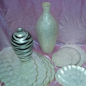 Capiz shell/mother of pearl bundle