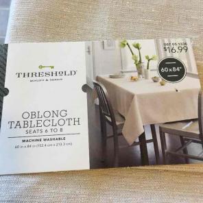 NWT Oblong table cloth FREE SHIPPING