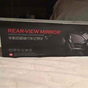 dual rear view mirror & back up camera