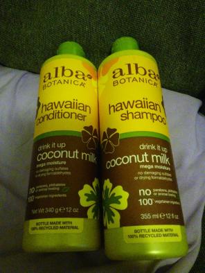Alba botanica shampoo and conditioner