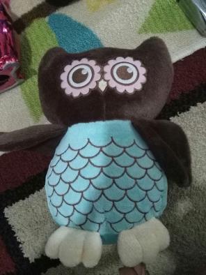 Owl plushie.