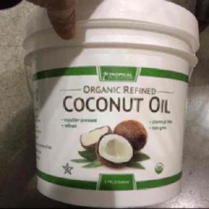Coconut oil bucket