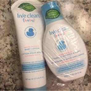 Live Clean Baby Bath Bundle