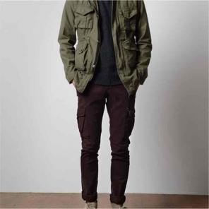 J.Crew men's field jacket with hoodie