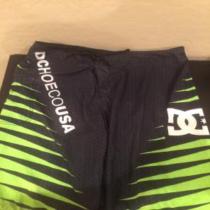 DC Swim Trunks Line Green And Black