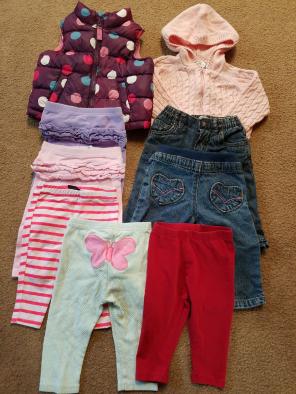 Baby Girl Clothes Lot Size 6-9 Months